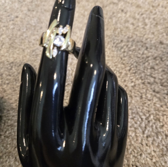 18kgp Over Silver Dubai Jewelry-  Women's Ring - Picture 2 of 10